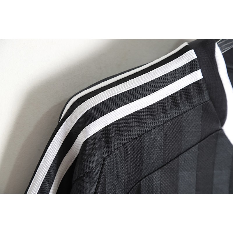 Balenciaga - Adidas Co-Branded Manchester United Black Striped Short Sleeve Soccer T-Shirt