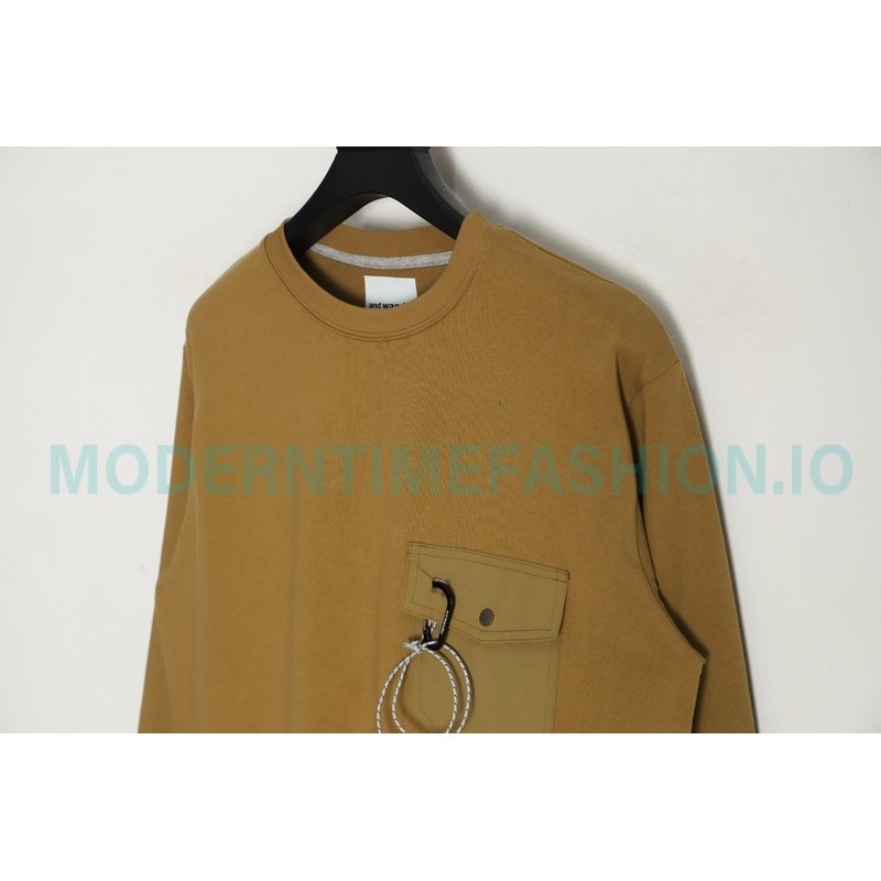And wander - Cotton Long T-shirt