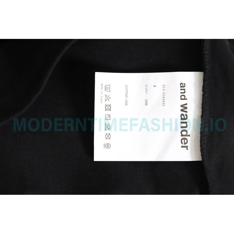 And wander - Cotton Long T-shirt