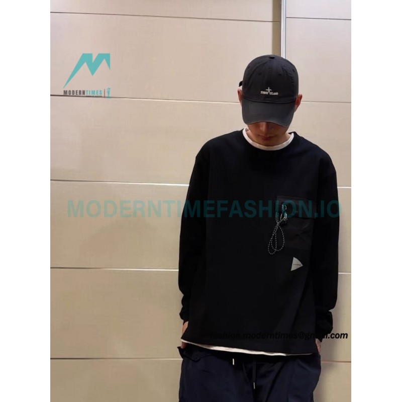 And wander - Cotton Long T-shirt