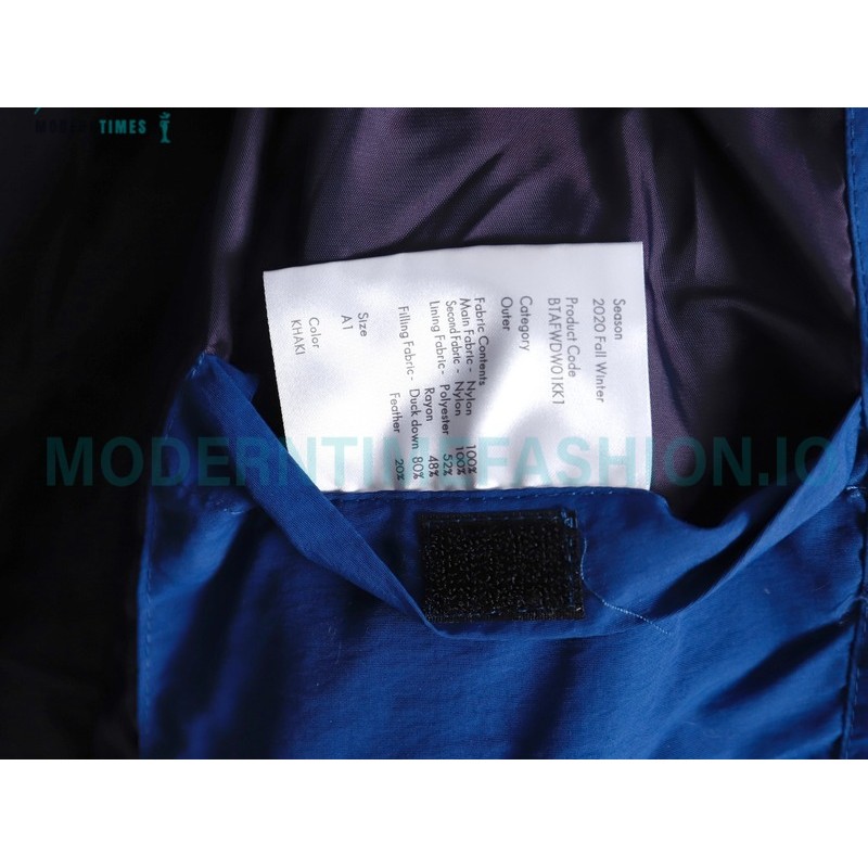 Ader Error - New Spliced Color Down Coat