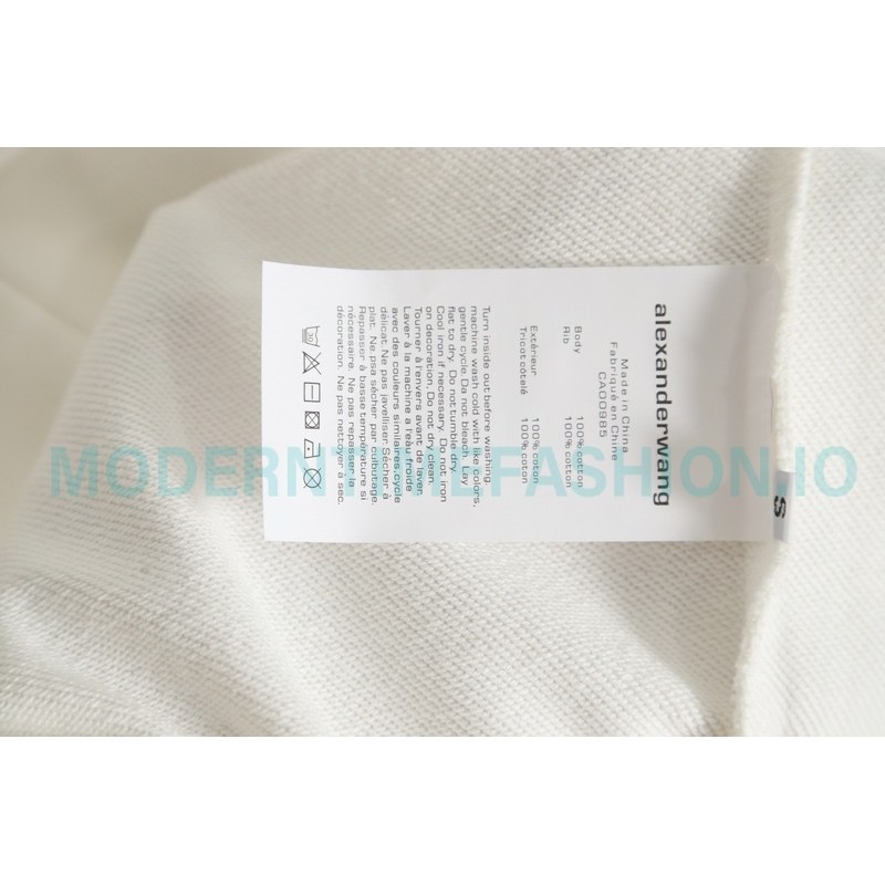 Alexander Wang - 23FW Mahjong Printed Round Neck Hoodie