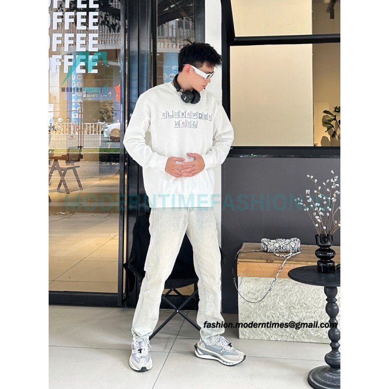 Alexander Wang - 23FW Mahjong Printed Round Neck Hoodie