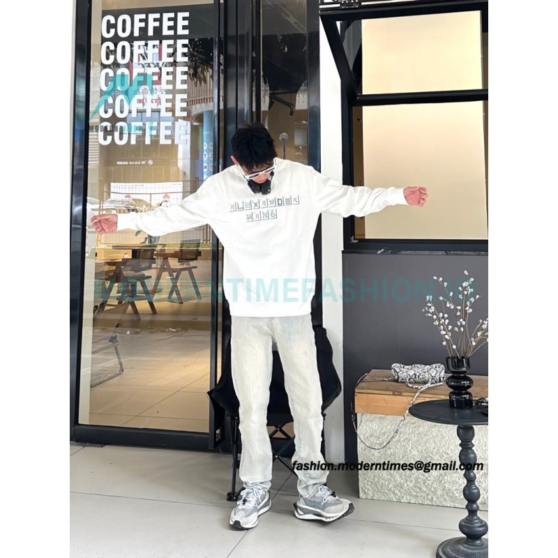 Alexander Wang - 23FW Mahjong Printed Round Neck Hoodie