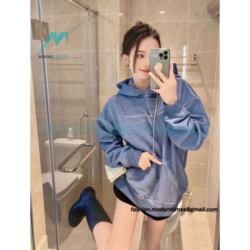 Alexander Wang - 22FW Rhinestone Hoodie