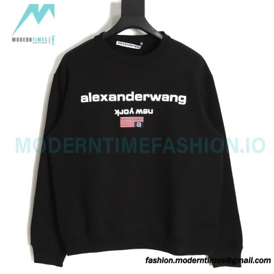 Alexander Wang - 23FW Colorful Flag Crew Neck Hoodie