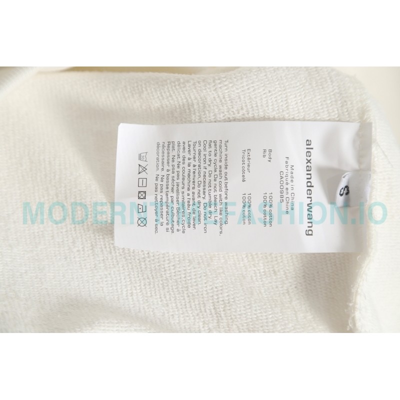 Alexander Wang - 23FW Cow-head Printed Crew-neck Hoodie
