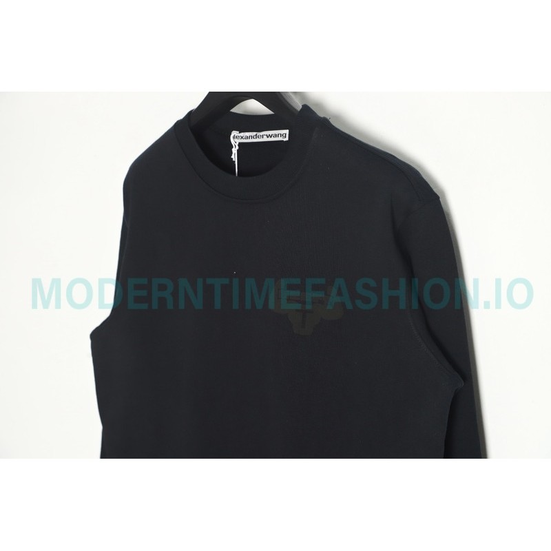 Alexander Wang - 23FW Cow-head Printed Crew-neck Hoodie