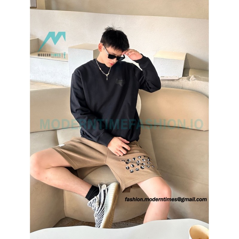 Alexander Wang - 23FW Cow-head Printed Crew-neck Hoodie