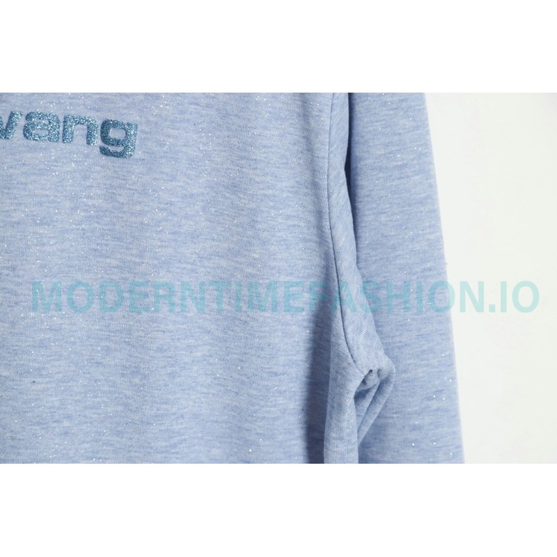 Alexander Wang - 23FW Glitter Long-sleeved T-shirt
