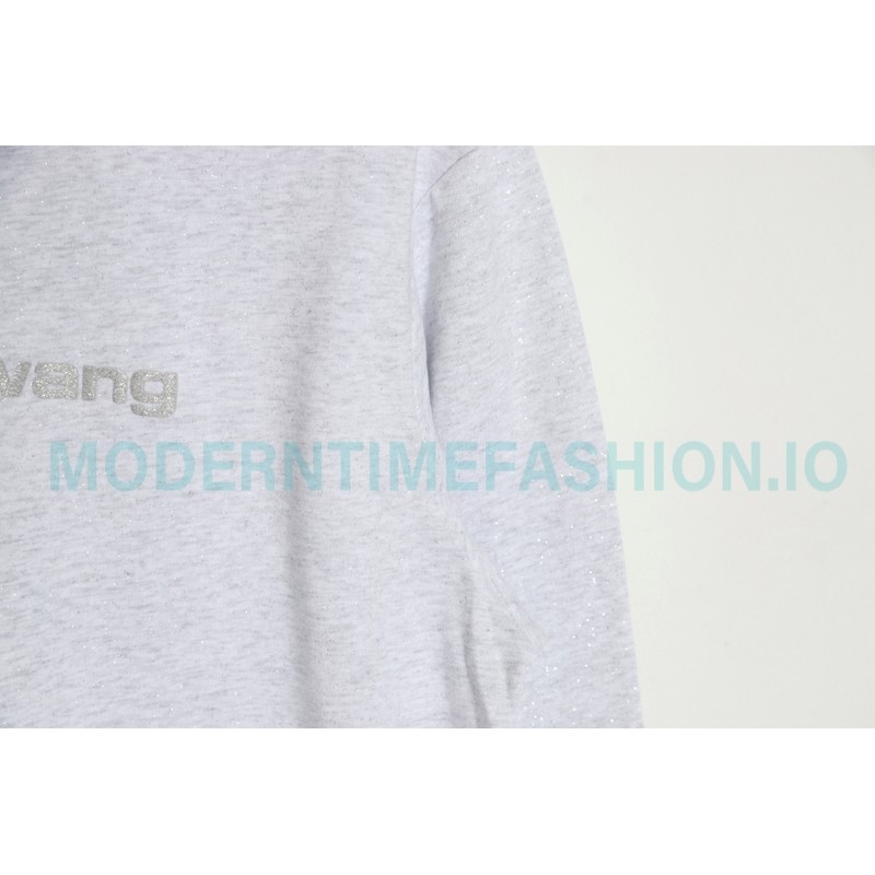 Alexander Wang - 23FW Glitter Long-sleeved T-shirt