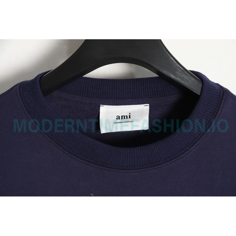 Ami Paris - 23ss Anniversary Crew-neck Hoodie