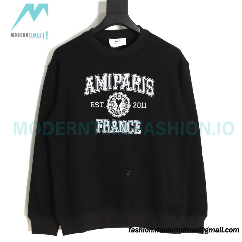 Ami Paris - 23ss Anniversary Crew-neck Hoodie