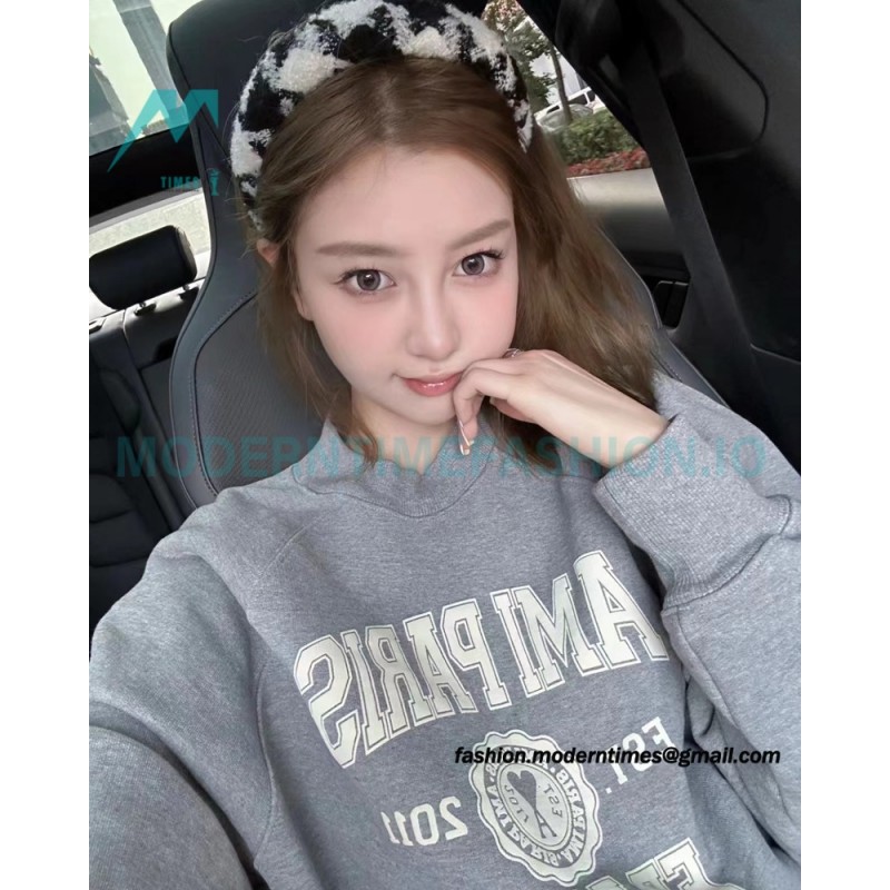 Ami Paris - 23ss Anniversary Crew-neck Hoodie