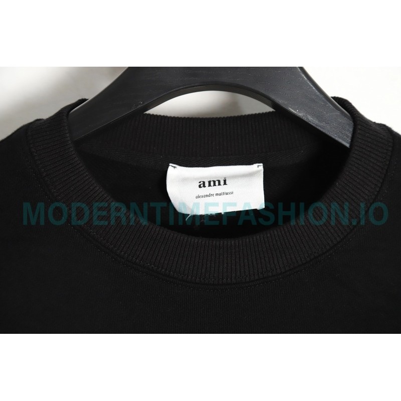 Ami Paris - 23ss Anniversary Crew-neck Hoodie
