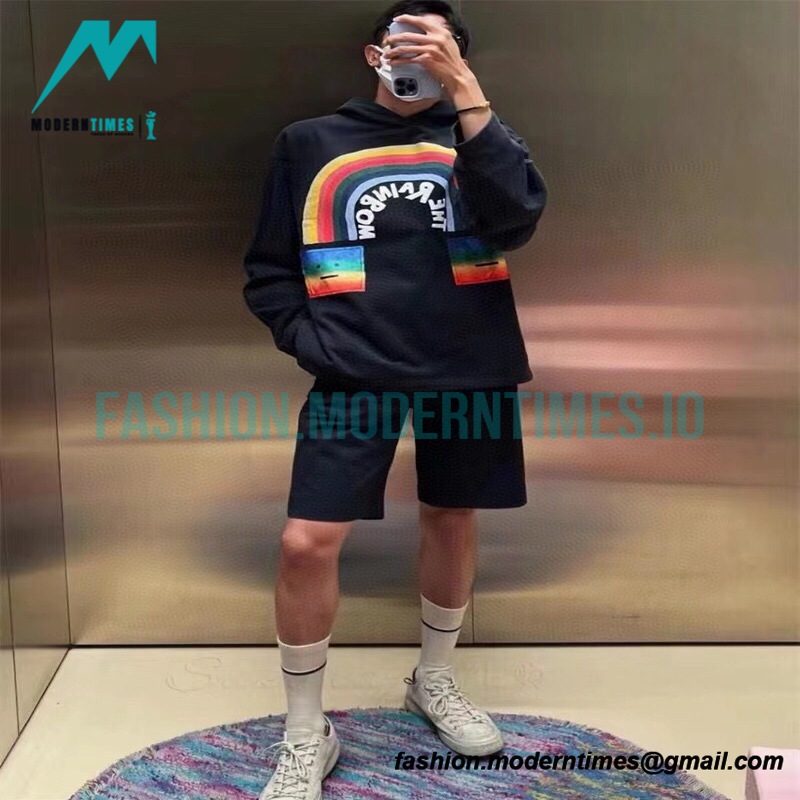 Acne Studios - Rainbow Smiley Face Hoodie