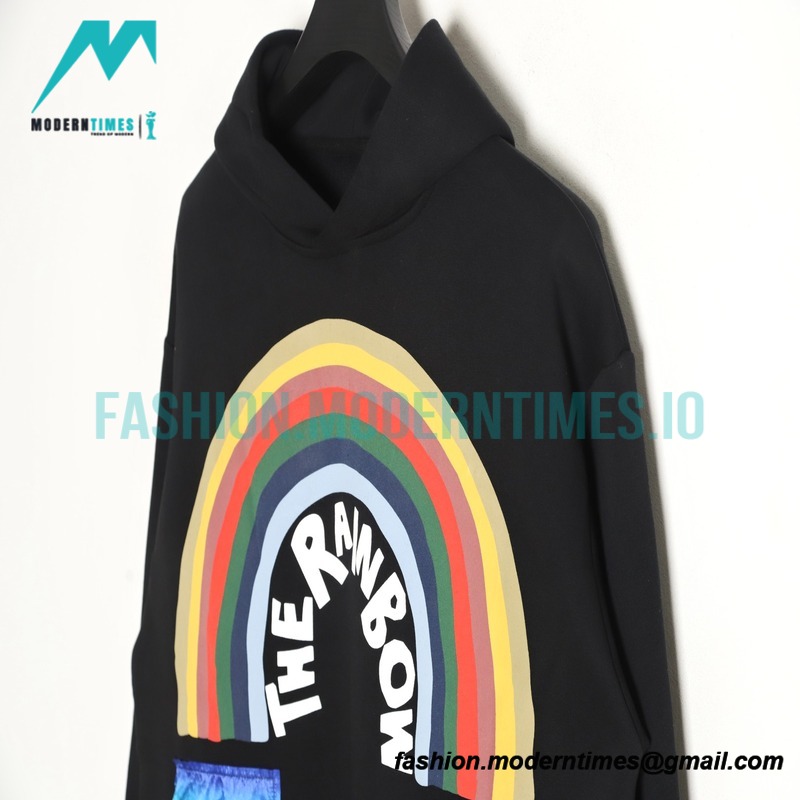 Acne Studios - Rainbow Smiley Face Hoodie