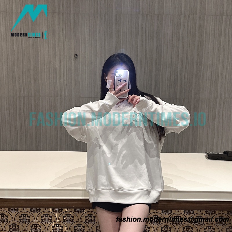 Arc Teryx - Colorful Logo Printed Turtleneck Hoodie