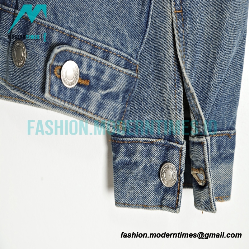 Arc Teryx - Denim Jacket With Fluorescent Letter Logo