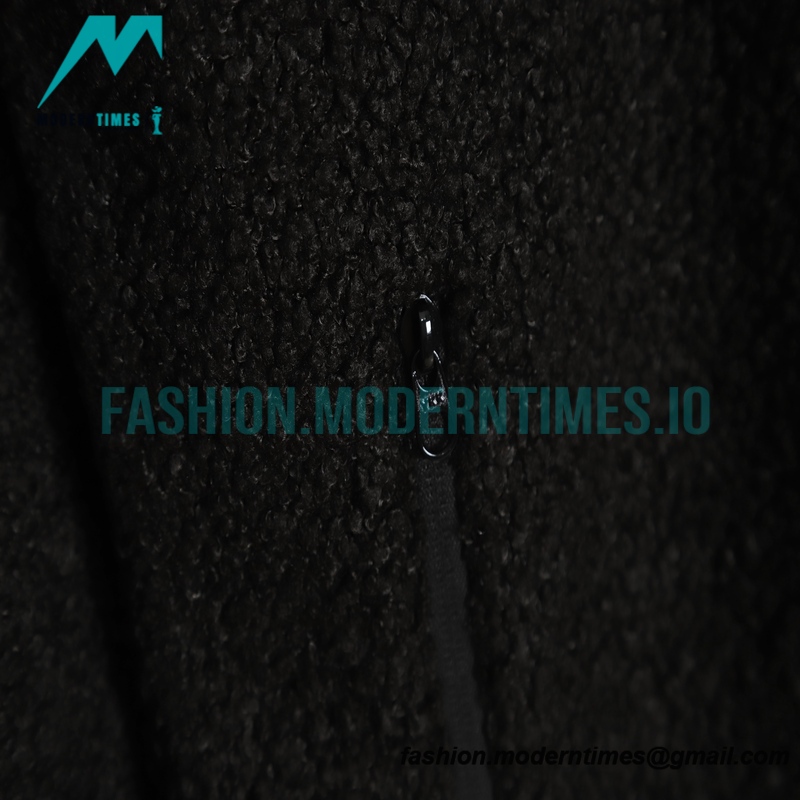 Arc Teryx - 22FW stitched teddy wool standing collar embroidered coat