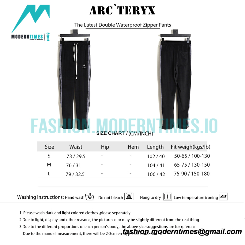 Arc Teryx - The Latest Double Waterproof Zipper Pants
