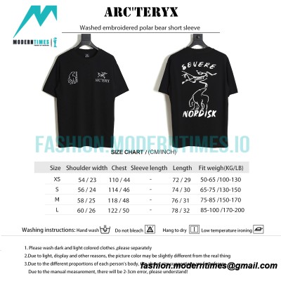 Arc Teryx - Washed embroidered polar bear short sleeve