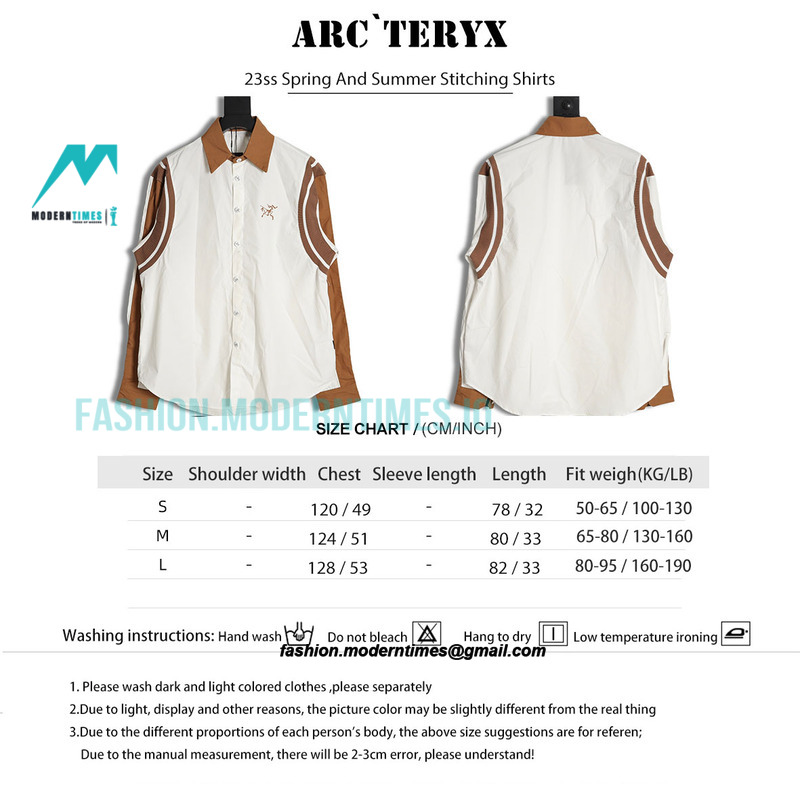Arc Teryx - 23ss Spring And Summer Stitching Shirts