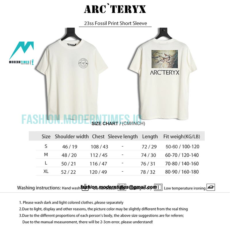 Arc Teryx - 23ss Fossil Print Short Sleeve