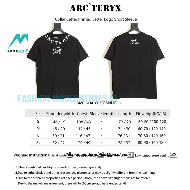 Arc Teryx - Collar Letter Printed Letter Logo Short Sleeve