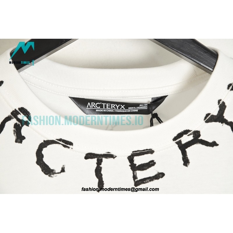 Arc Teryx - Collar Letter Printed Letter Logo Short Sleeve