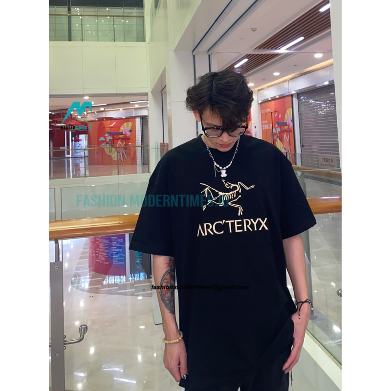 Arc Teryx - 23SS Floss Large Logo Printed Short-sleeved T-shirt