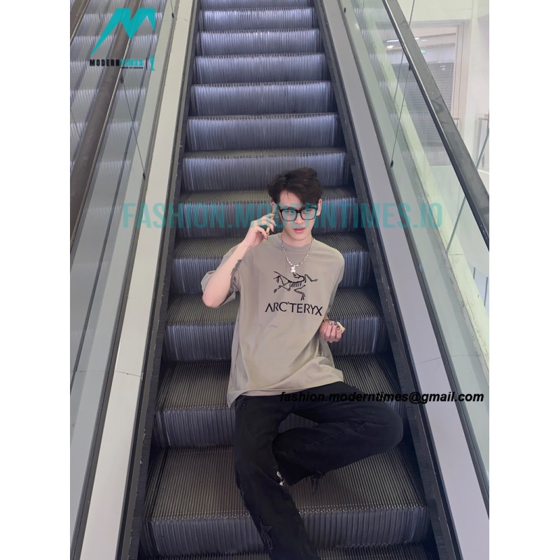 Arc Teryx - 23SS Floss Large Logo Printed Short-sleeved T-shirt