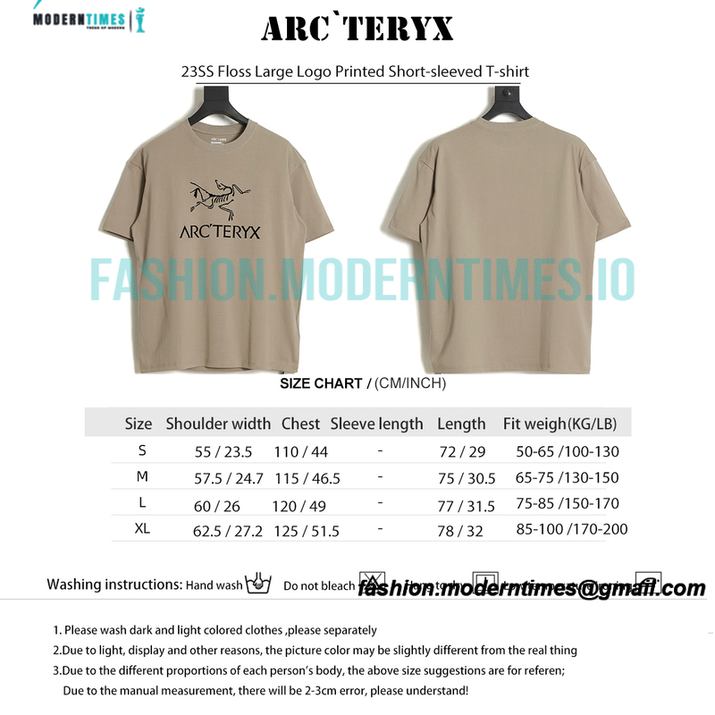 Arc Teryx - 23SS Floss Large Logo Printed Short-sleeved T-shirt