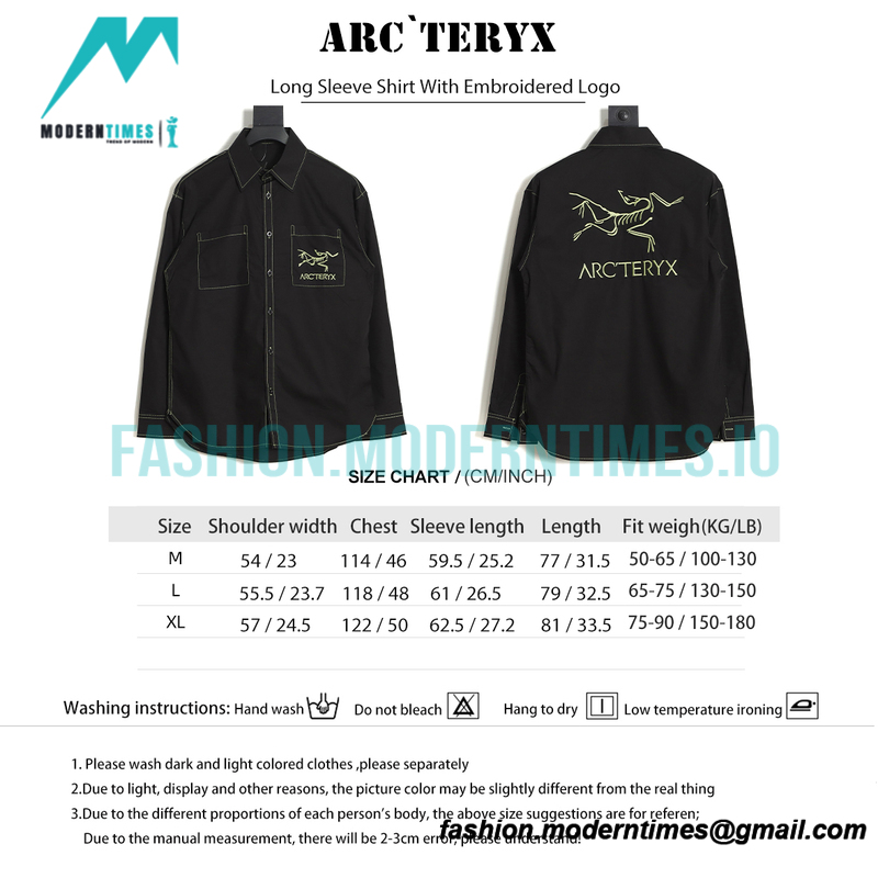 Arc Teryx - Long Sleeve Shirt With Embroidered Logo