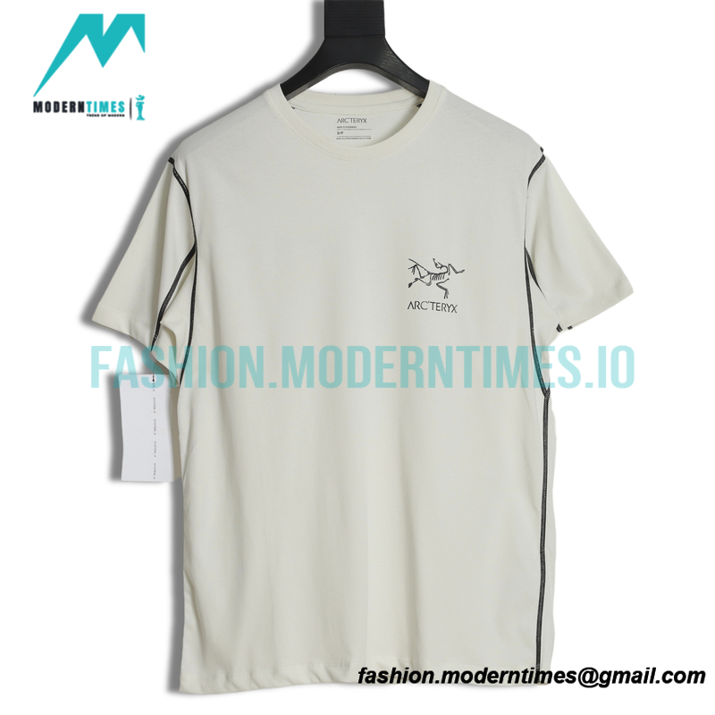 Arc Teryx - Short Sleeve T-shirt With Plain Line And Color Matching