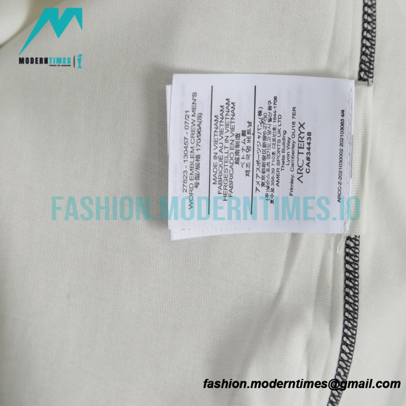 Arc Teryx - Short Sleeve T-shirt With Plain Line And Color Matching