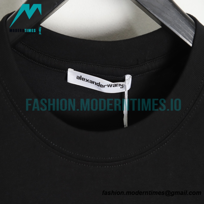 Alexander Wang - Oval Letter-printed Short-sleeved T-shirt