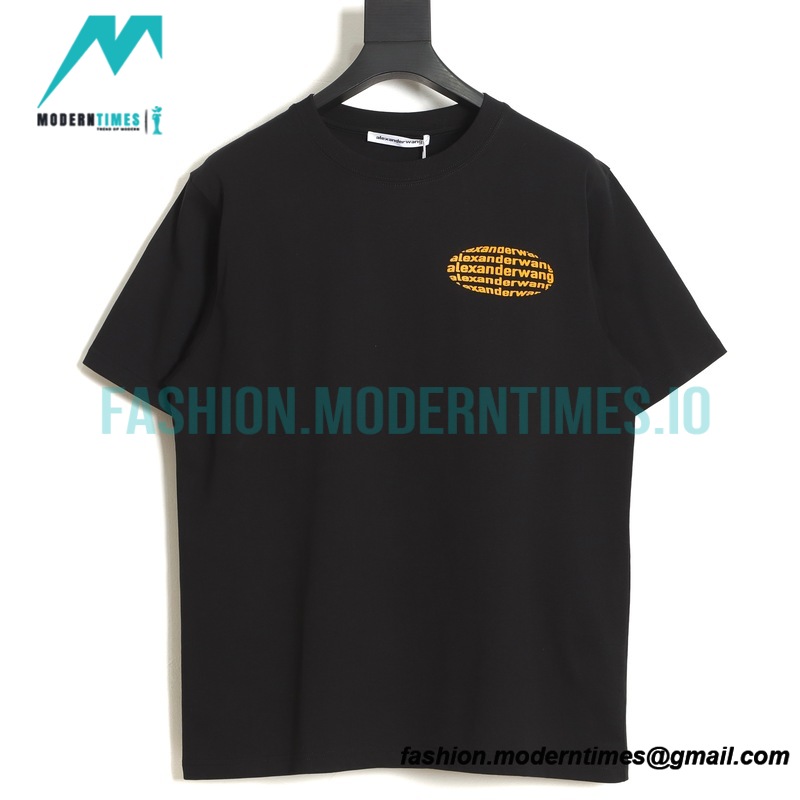 Alexander Wang - Oval Letter-printed Short-sleeved T-shirt