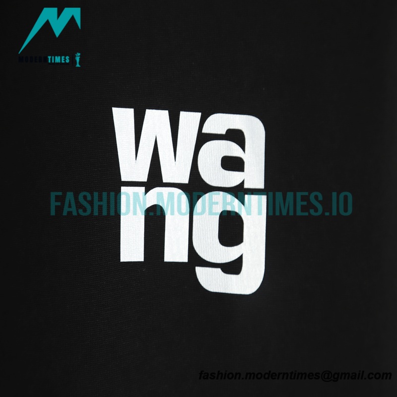 Alexander Wang -  Reflective Letter-printed Short-sleeved T-shirt
