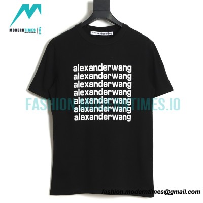 Alexander Wang - 23SS Short-sleeved T-shirt With Bullet Screen Print