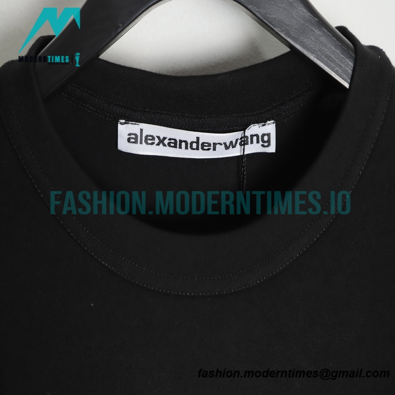 Alexander Wang - 23SS Short-sleeved T-shirt With Bullet Screen Print