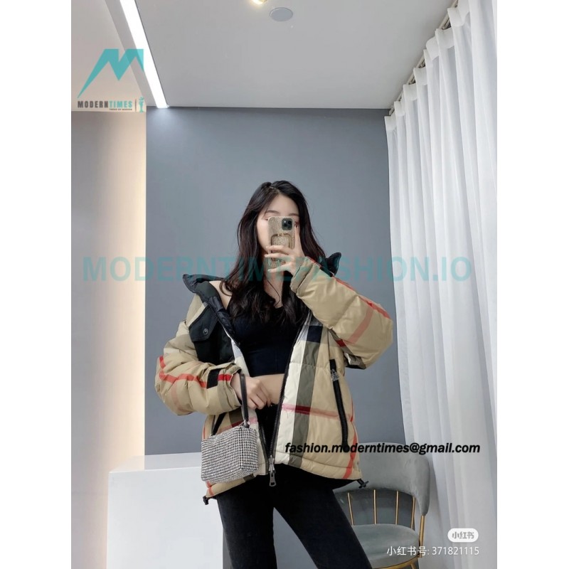 Burberry - 21FW Large Check Double Down Jacket