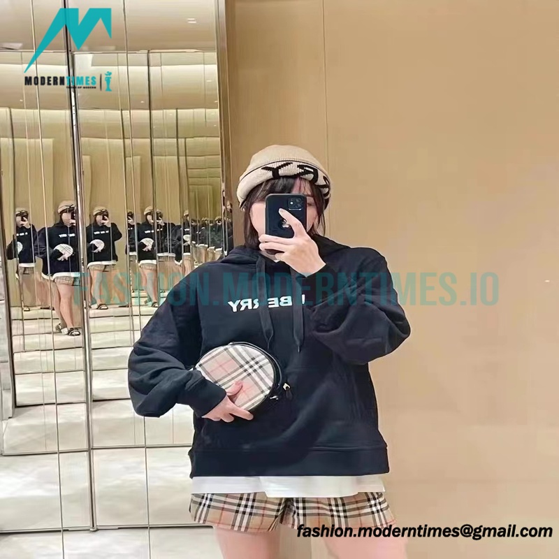  Burberry - 22FW Front Foam Print Hoodie