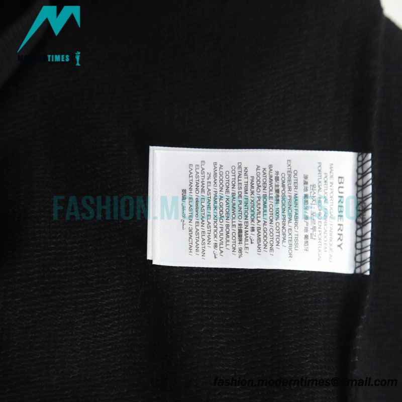 Burberry - 22FW B-line Patchwork Blue Check Hoodie