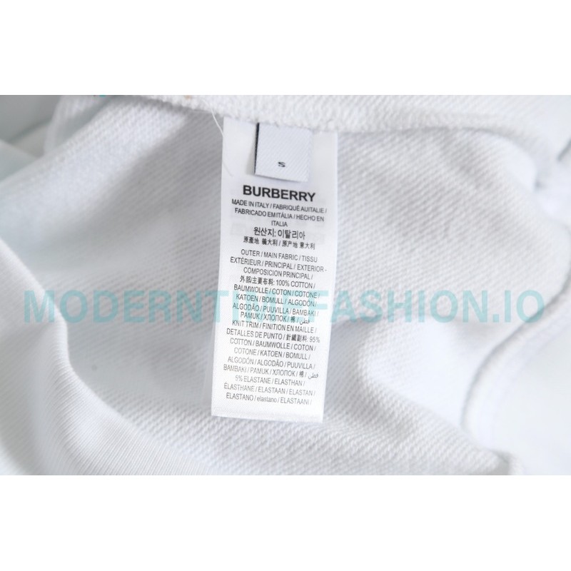 Burberry - 23fw Plaid Pocket Patchwork Round Neck Hoodie
