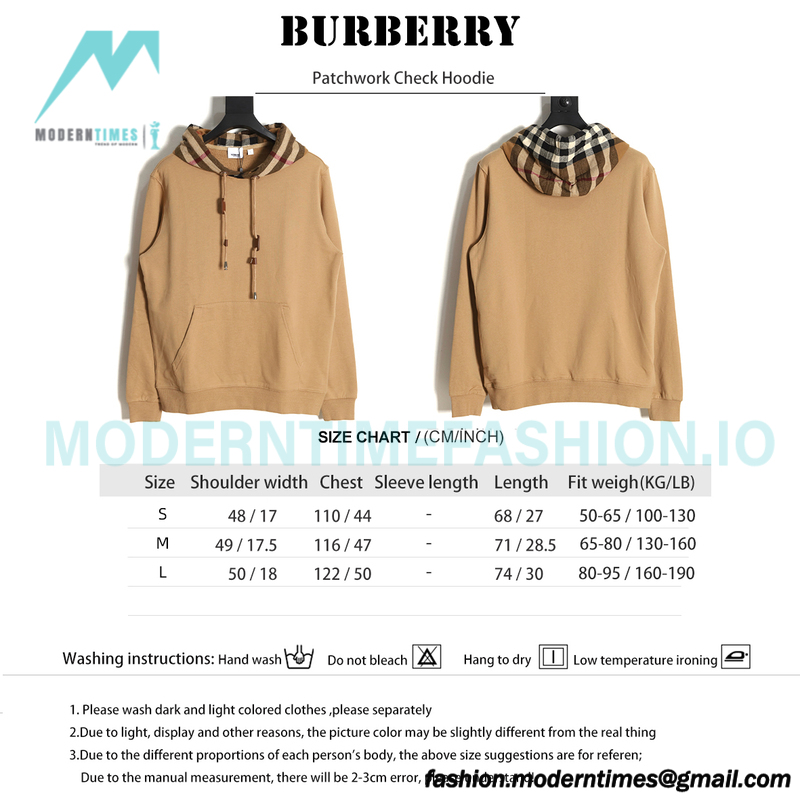 Burberry - Patchwork Check Hoodie