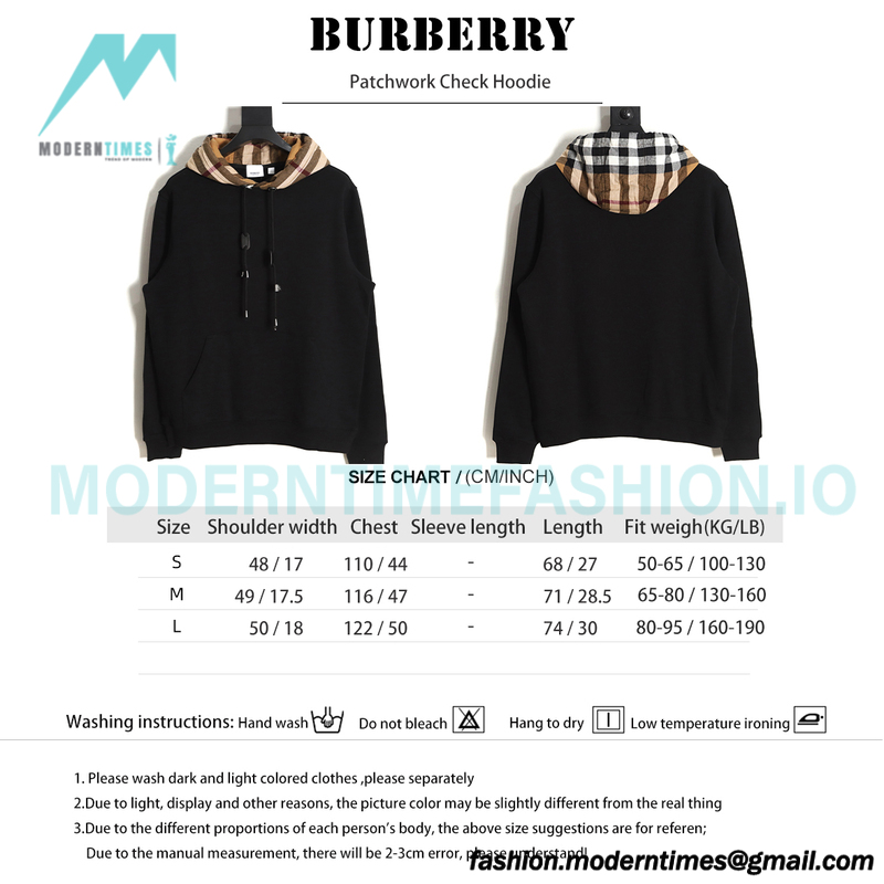 Burberry - Patchwork Check Hoodie