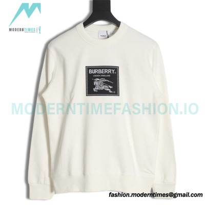 Burberry - 22Fw War Horse Stick Cloth Round Neck Hoodie