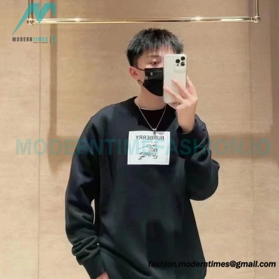 Burberry - 22Fw War Horse Stick Cloth Round Neck Hoodie
