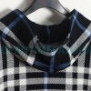 Burberry - 23FW Plaid Knit Hoodie